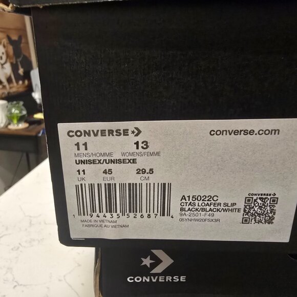 Converse Chuck Taylor All Star Loafer Shoes - Black (A15022C) Men's Sz 11 NEW - Picture 9 of 12